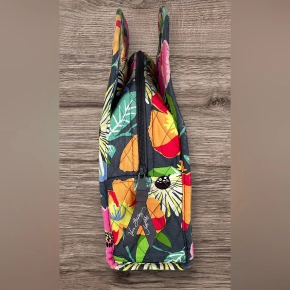 Vera Bradley Jazzy Blooms Insulated Lunch Box Bag Vibrant Floral Lunch Bunch - Picture 5 of 13